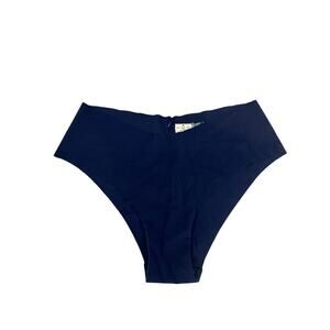 Aerie Nylon Cheeky Blue Seamless Underwear Medium